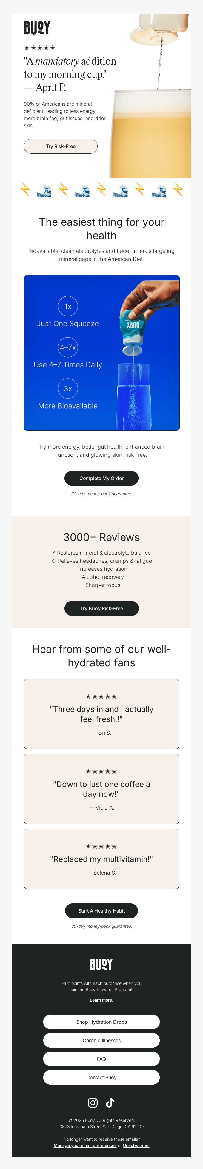 “These drops are a game changer.”