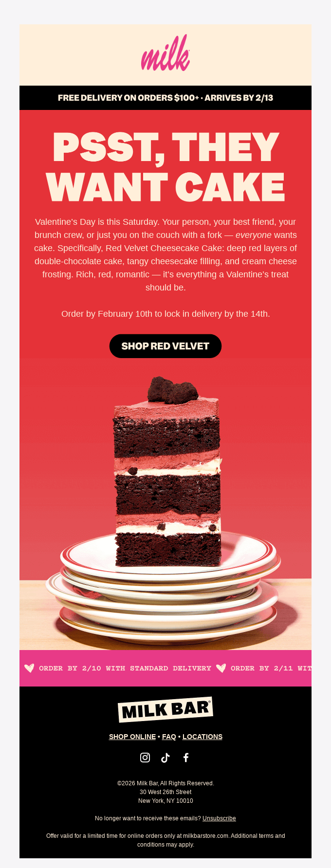 They want cake ❤️