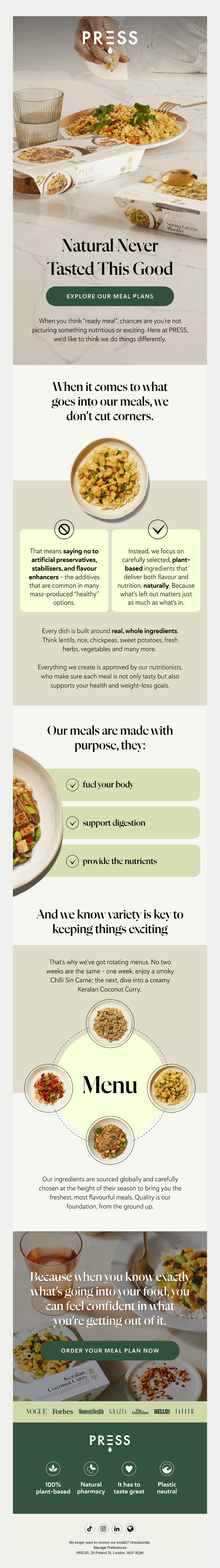 This is what happens when experts design your meals