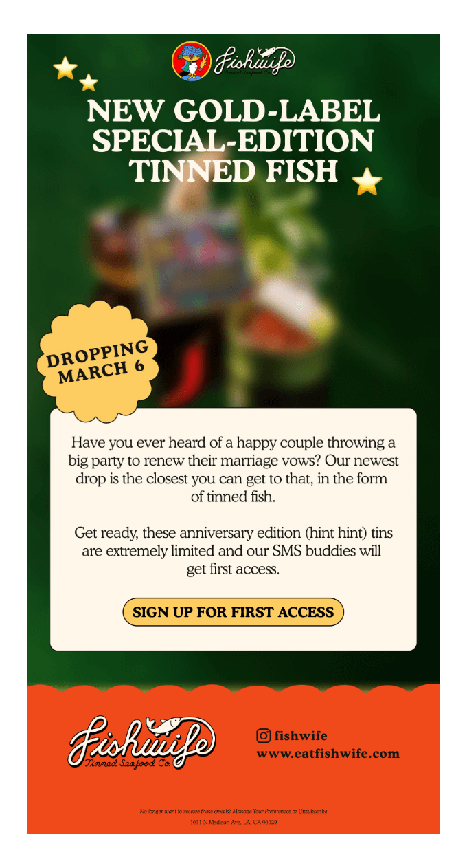 THIS WEEK: NEW TINNED FISH ❤️‍🔥