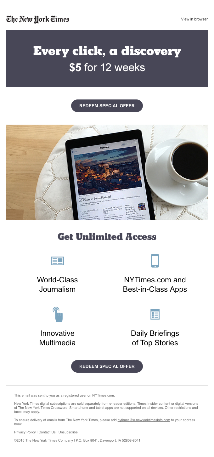 This Weekend: Enjoy An Introductory Offer To The Times