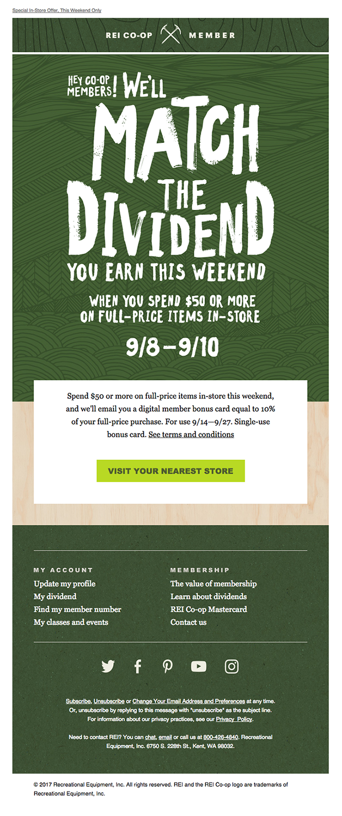 This Weekend Only: We’ll Match Your Dividend
