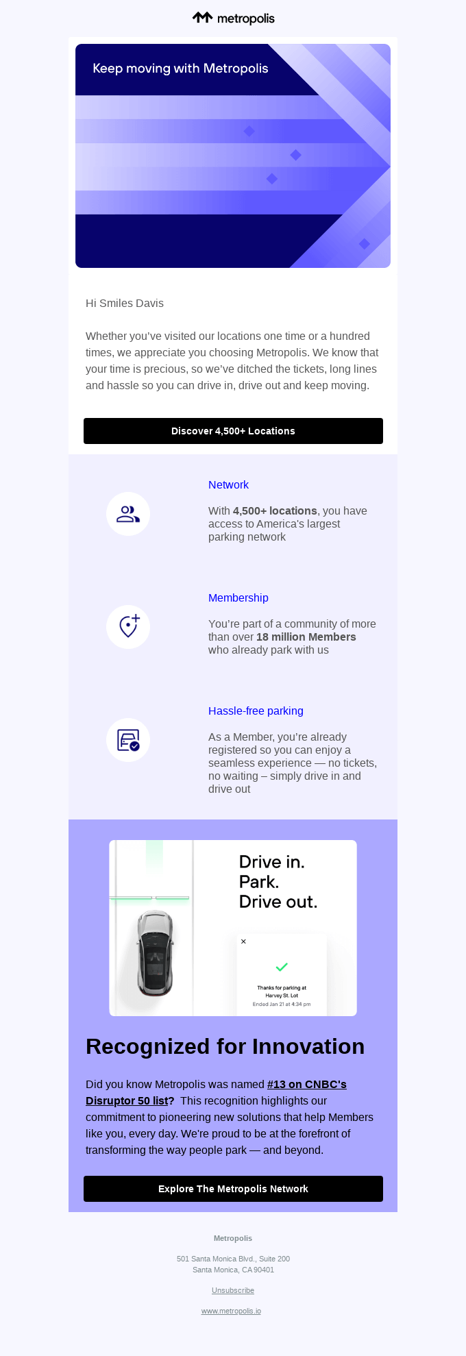 Three reasons people love parking with Metropolis
