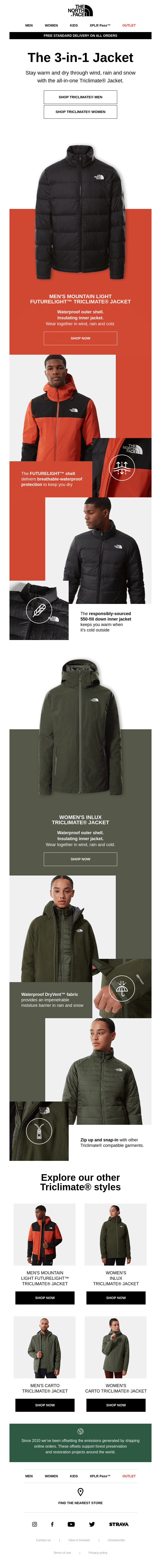 Three winter climates, one versatile jacket