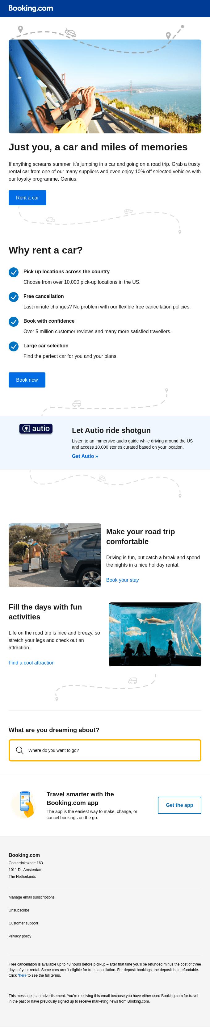 Time to hit the road!