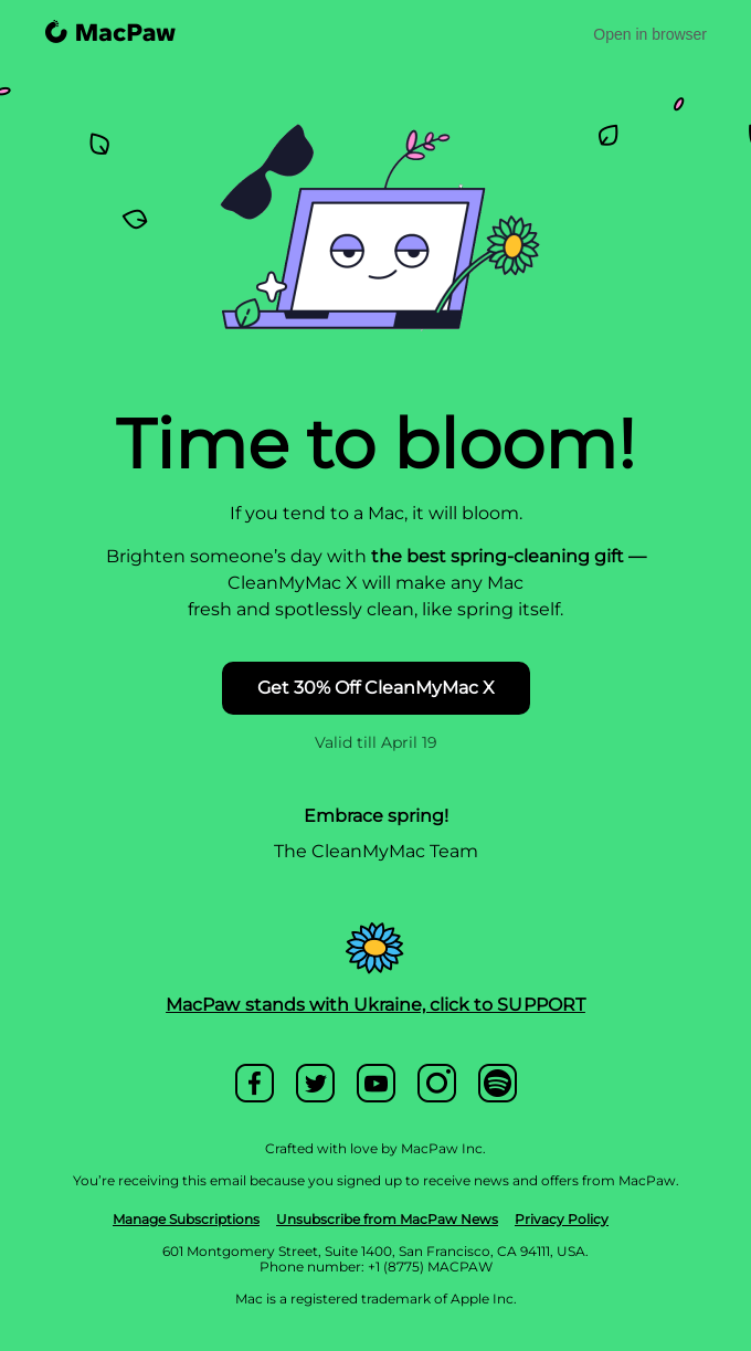🌷🌈🍃Time to spring clean your Mac🌼🌱💐
