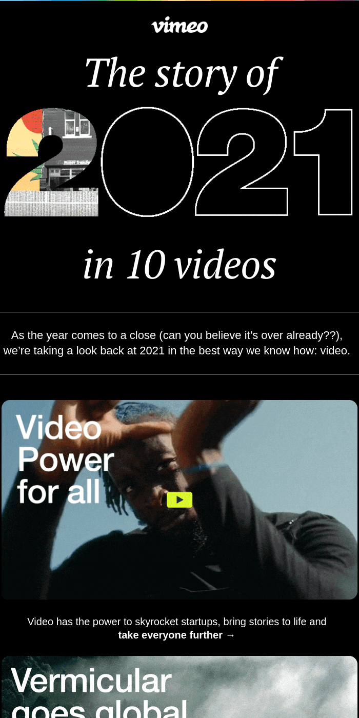 Time to wrap up the year in video