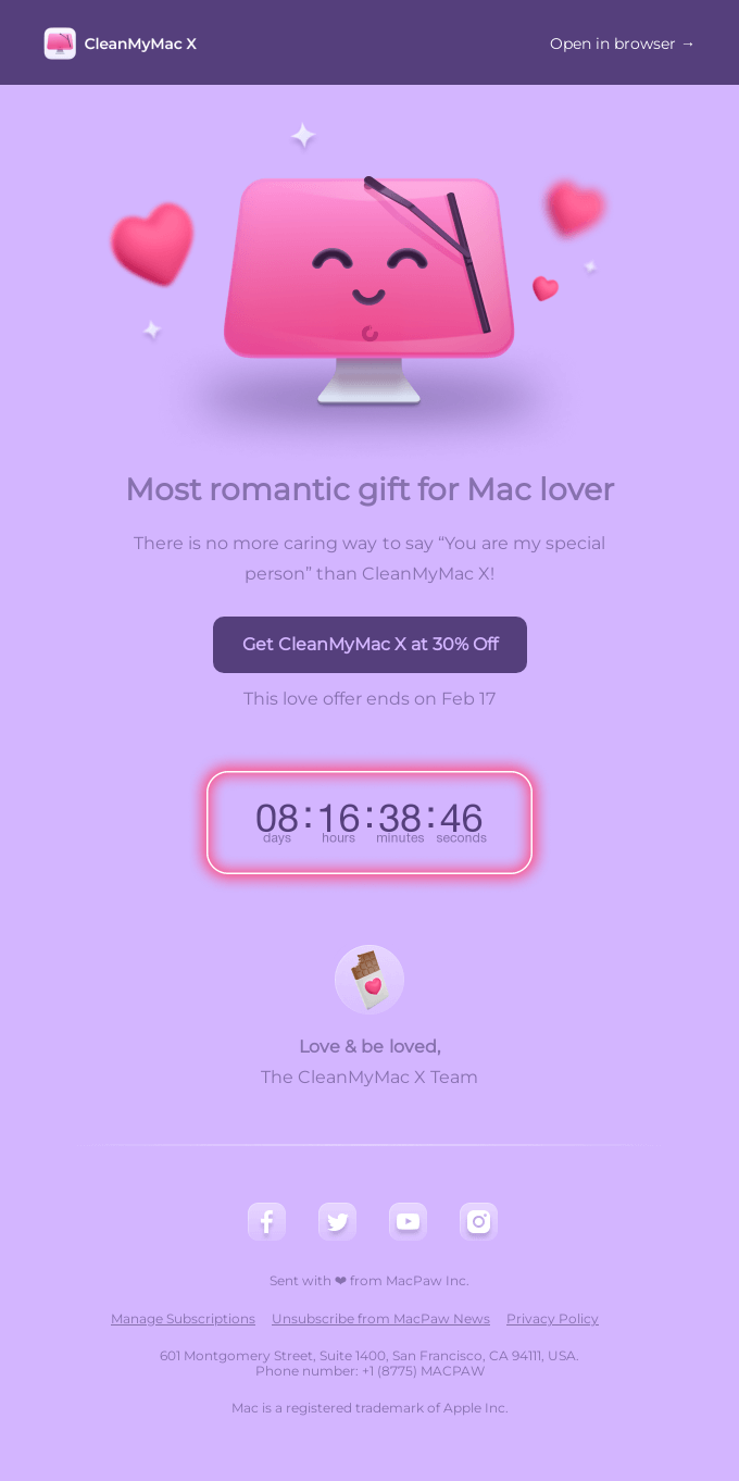To every Mac lover 💜… Your geeky gift is inside :)