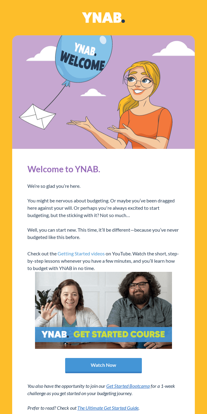 To succeed with YNAB, you just need to…