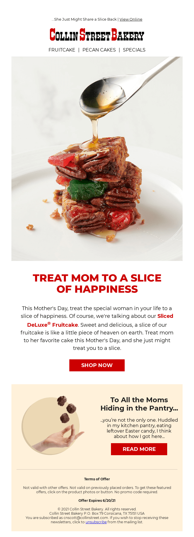 Treat Mom to a Slice of Happiness