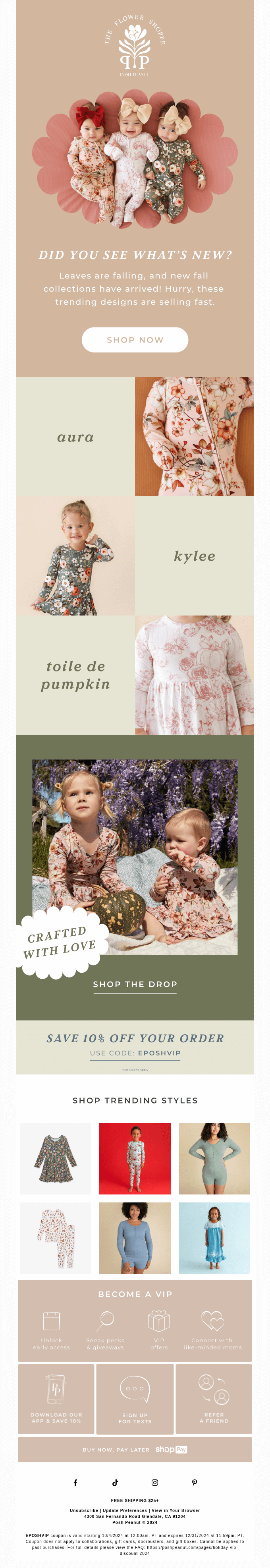 Trending for Fall & Selling Fast