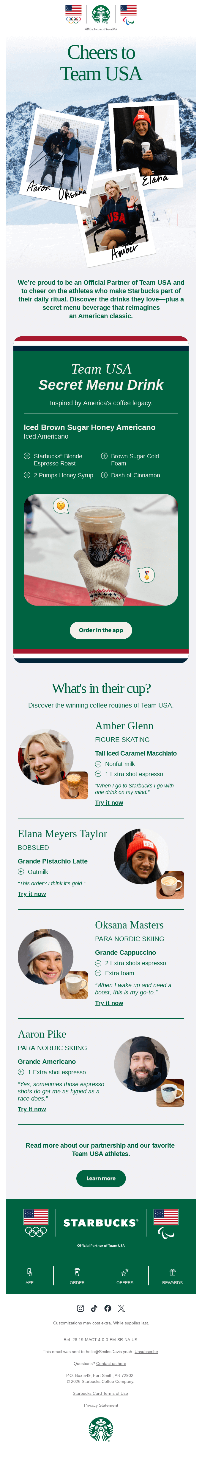 Try the drinks U.S. Olympians love🥇