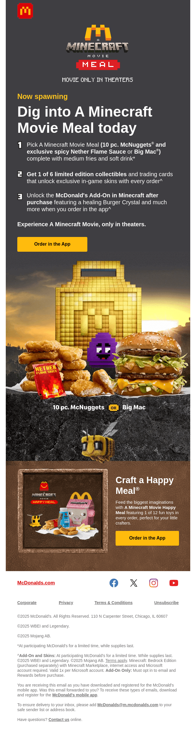 try the spicy Nether Flame Sauce 🔥