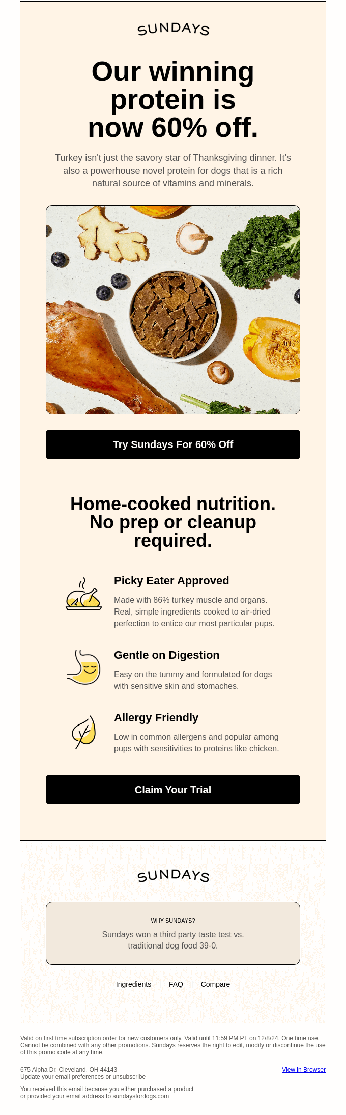 Turkey isn’t just for humans