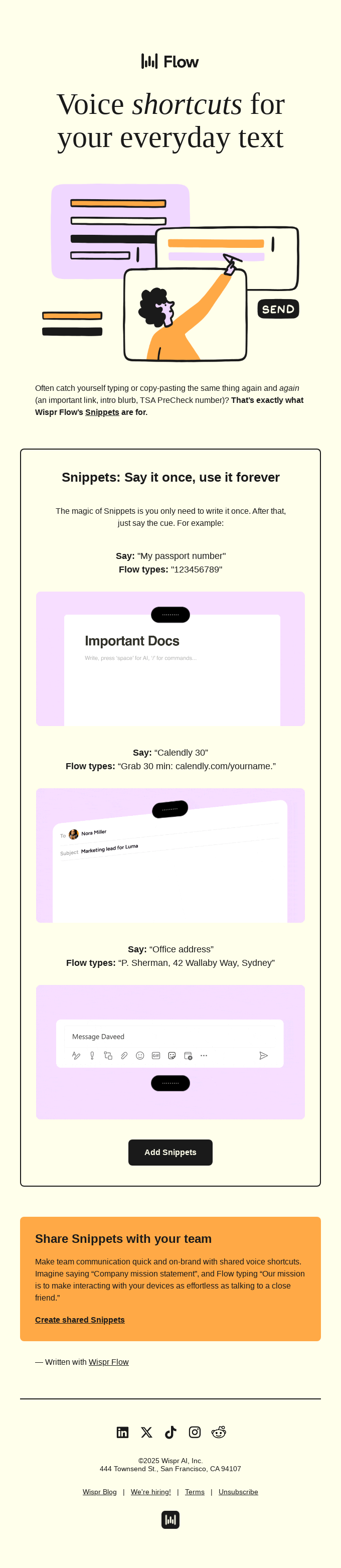 Turn 2 min of typing into 2 sec of speaking 🗣️