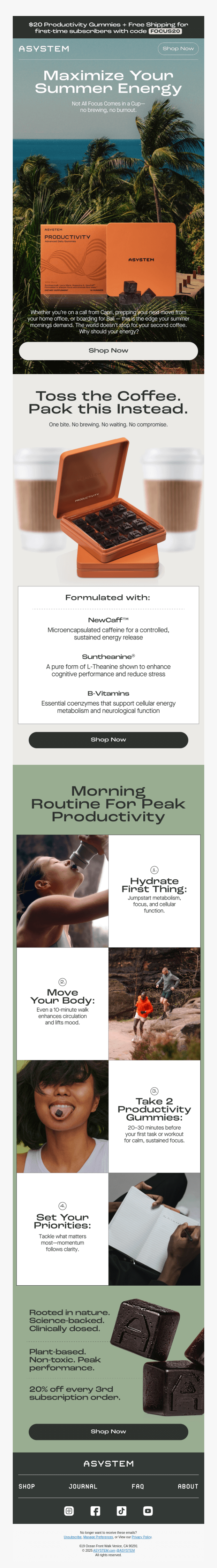 Upgrade Your Mornings: Energy without the Mess