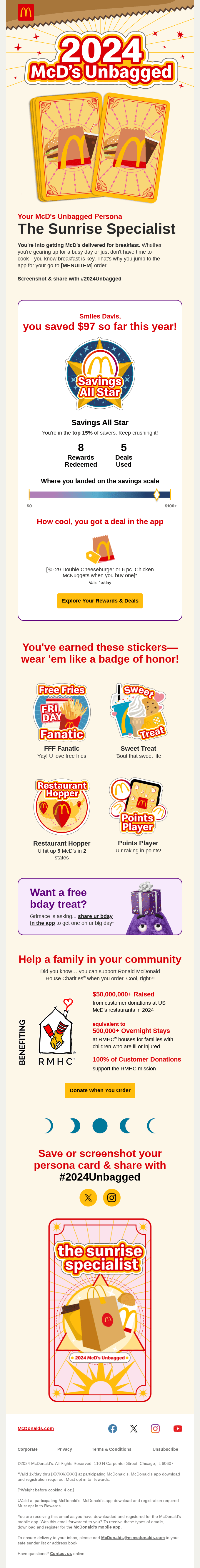 ur 2024 McD’s Unbagged is here! 🎉