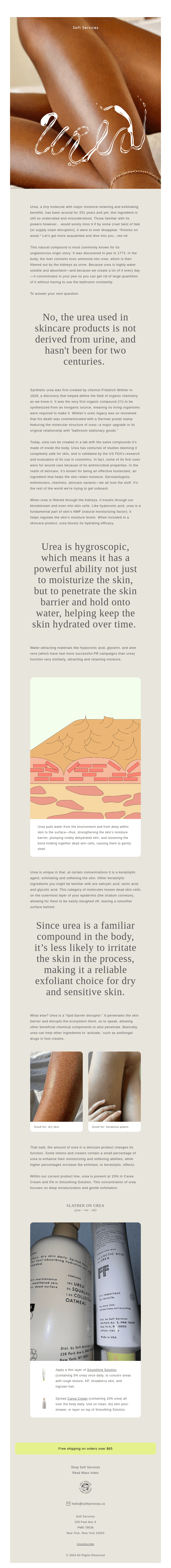 Urea’s pee-rformance review.