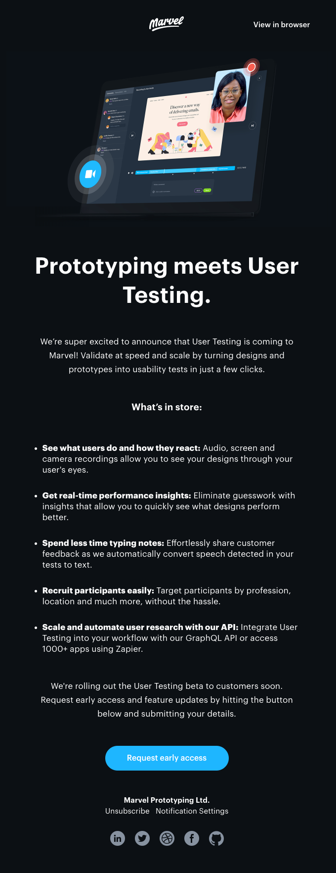 User Testing will be coming to Marvel