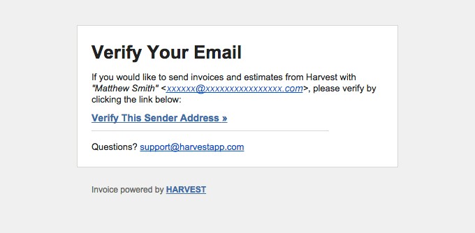 Verify Your Sender Address Smiles Davis From Harvest Desktop Email verify-your-sender-address-smiles-davis-from-harvest-desktop-email