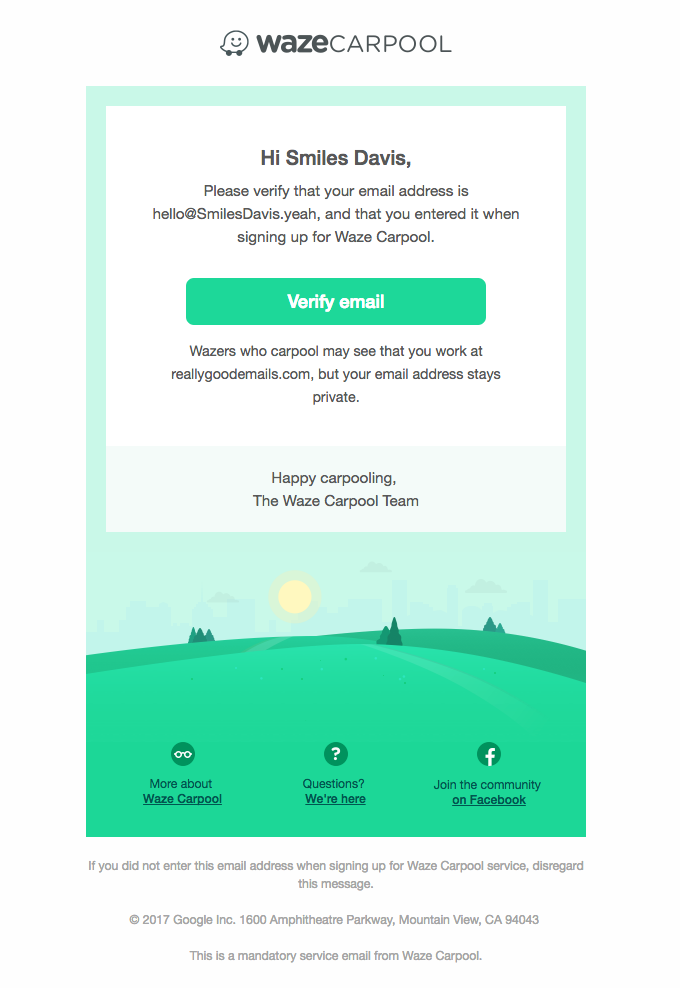Verification Emails Really Good Emails