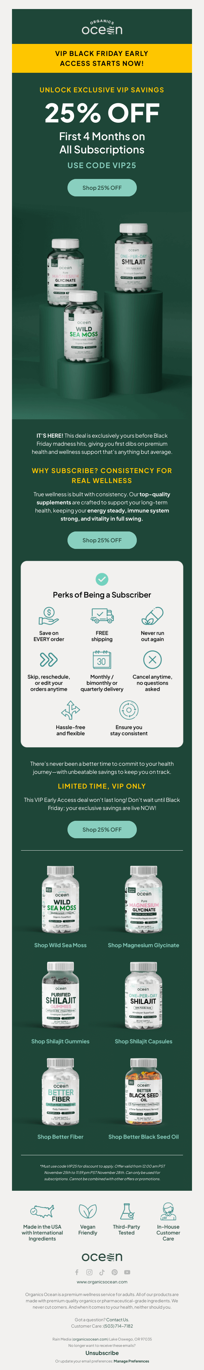 🎩 VIPs First! Black Friday Starts NOW!