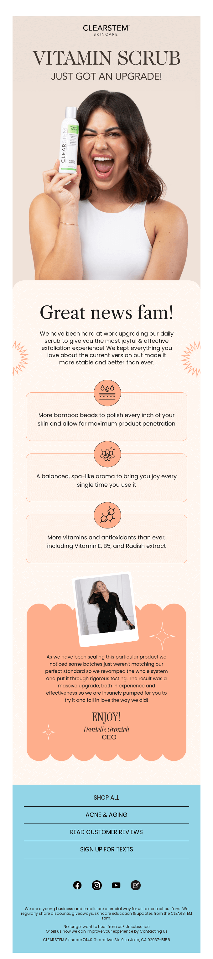 VITAMINSCRUB got a massive upgrade!