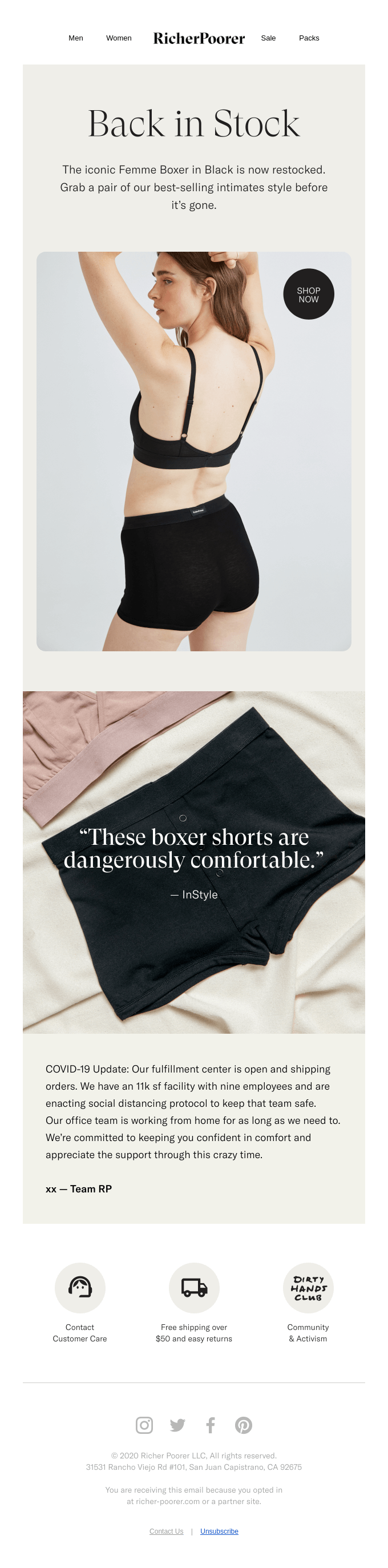 We can't keep this Boxer in Stock