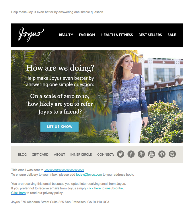 We have 1 question for you…