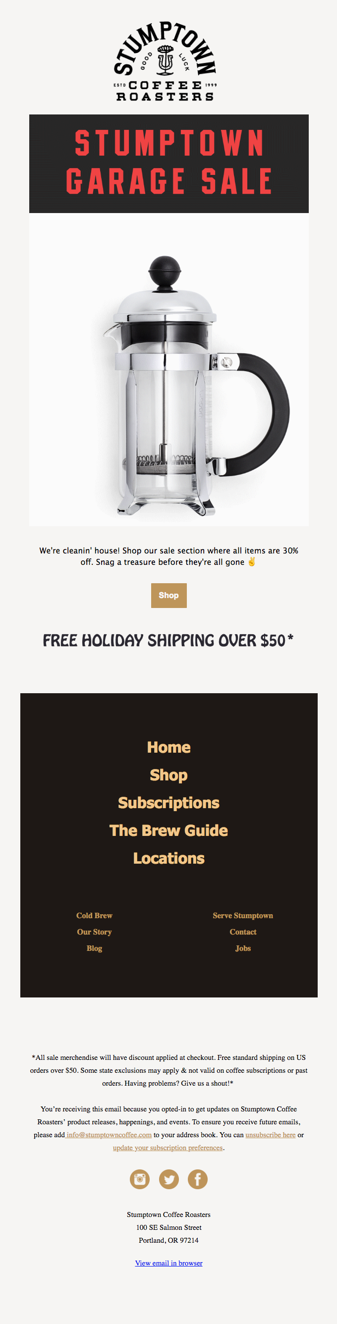 We’re cleaning out the attic! 25+ great coffee accoutrements 30% off 🌈