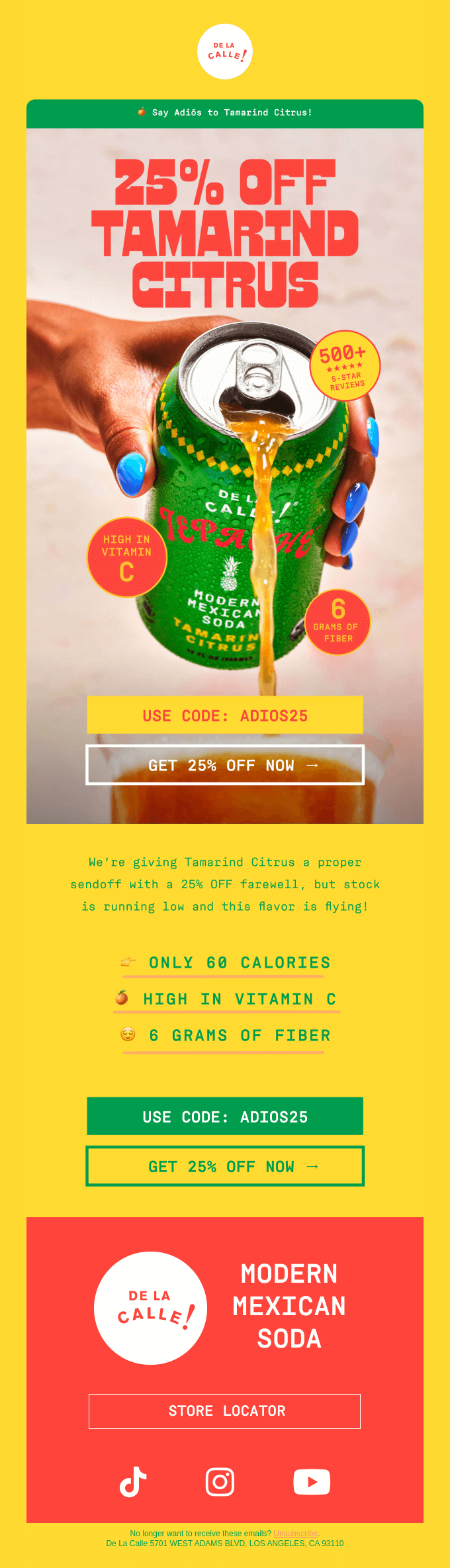 Weekend Plans: 25% OFF Tamarind Citrus 🍊