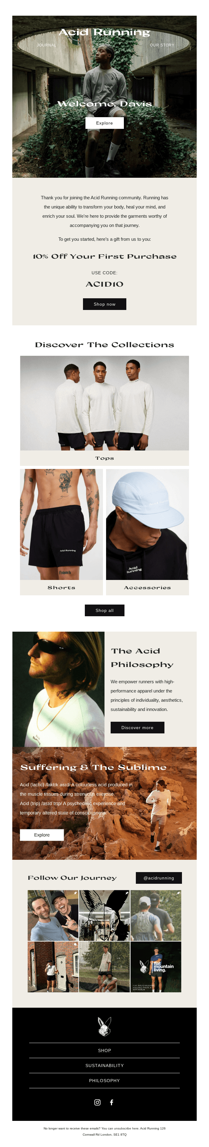 Welcome to Acid Running