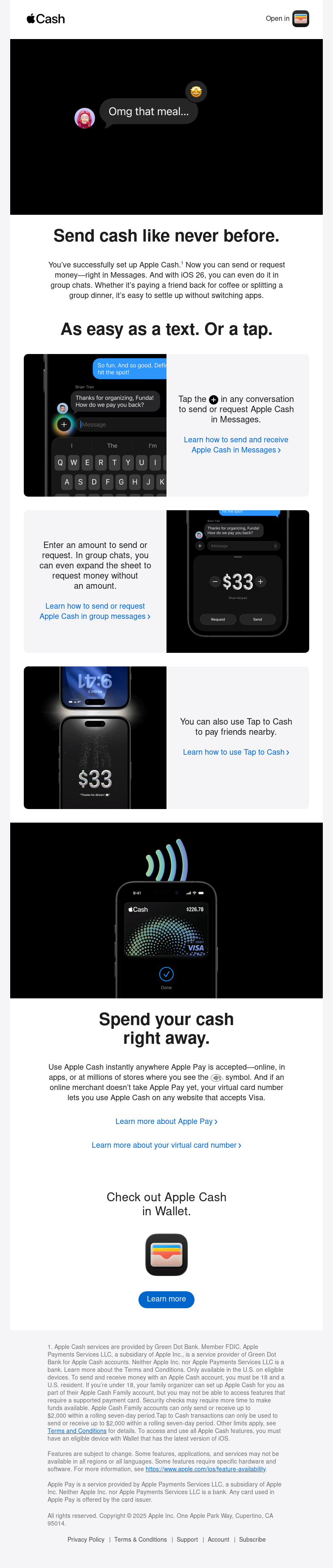 Welcome to Apple Cash.