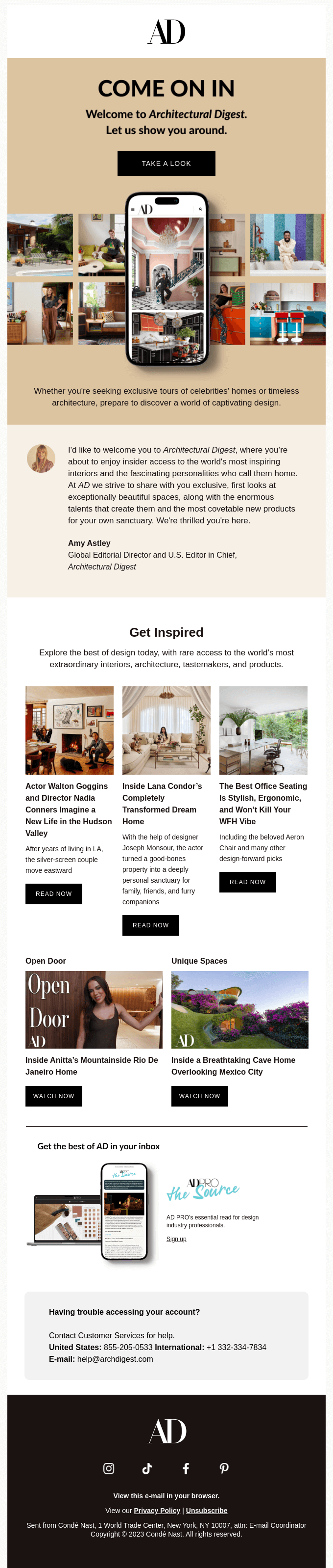 Welcome to Architectural Digest