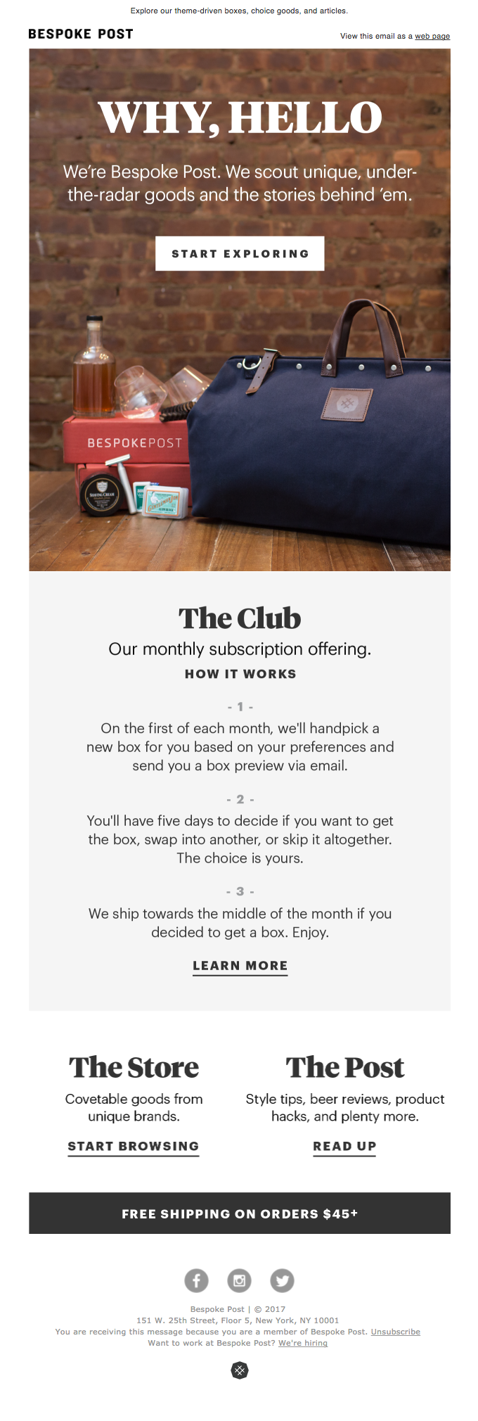 Welcome to Bespoke Post