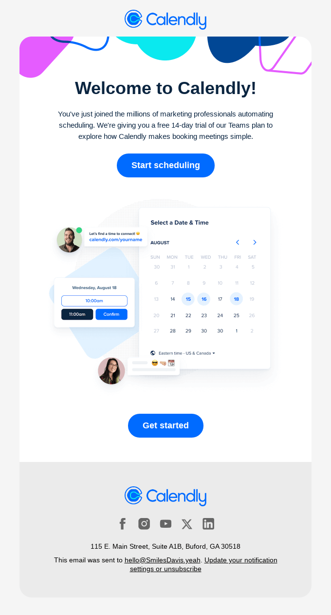 Welcome to Calendly