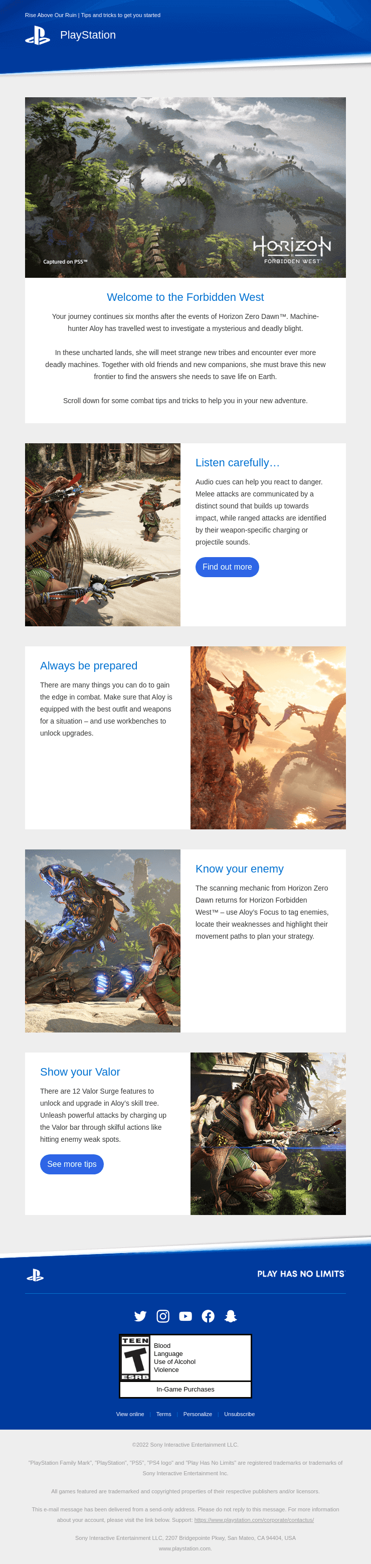 Welcome to Horizon Forbidden West, Smiles Davis!