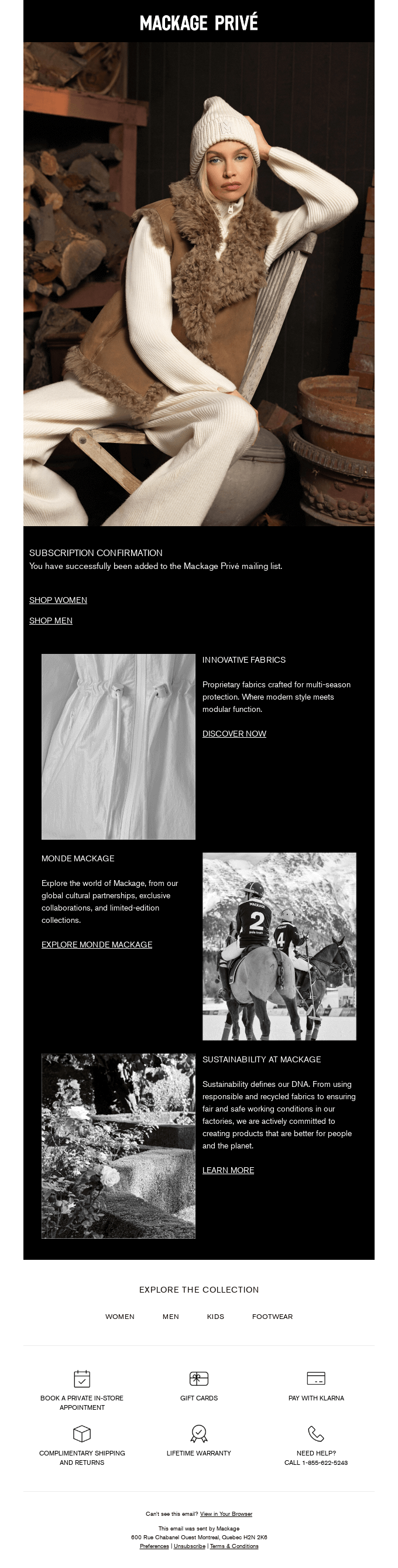 Welcome to Mackage Privé