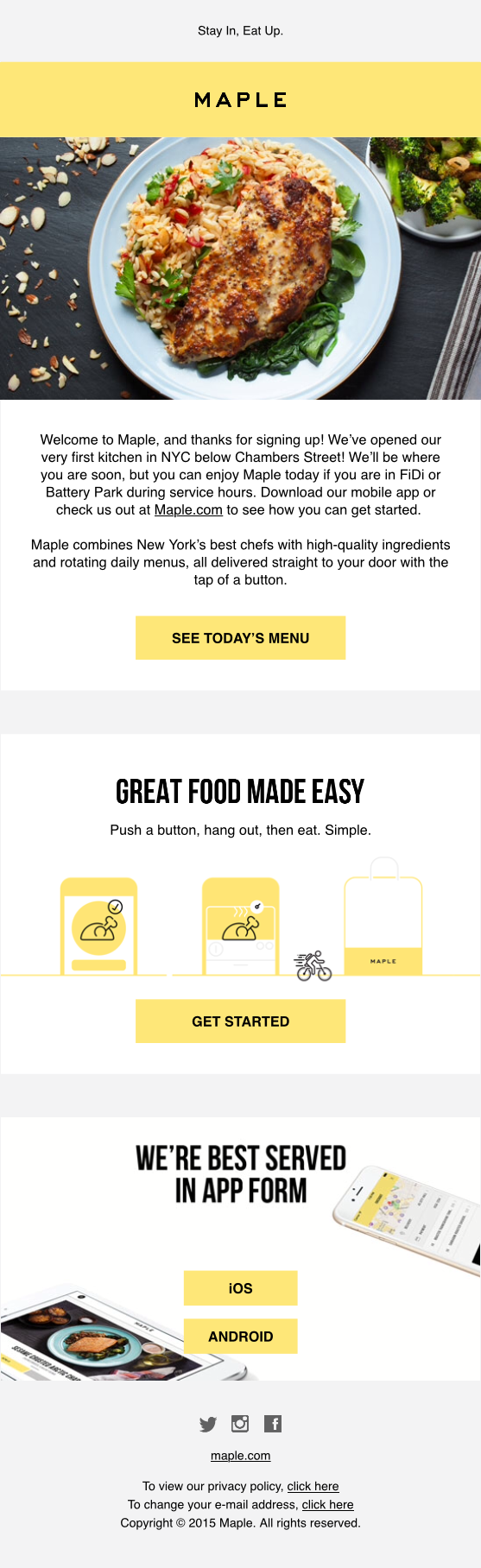 Welcome to Maple, We’re in FiDi!