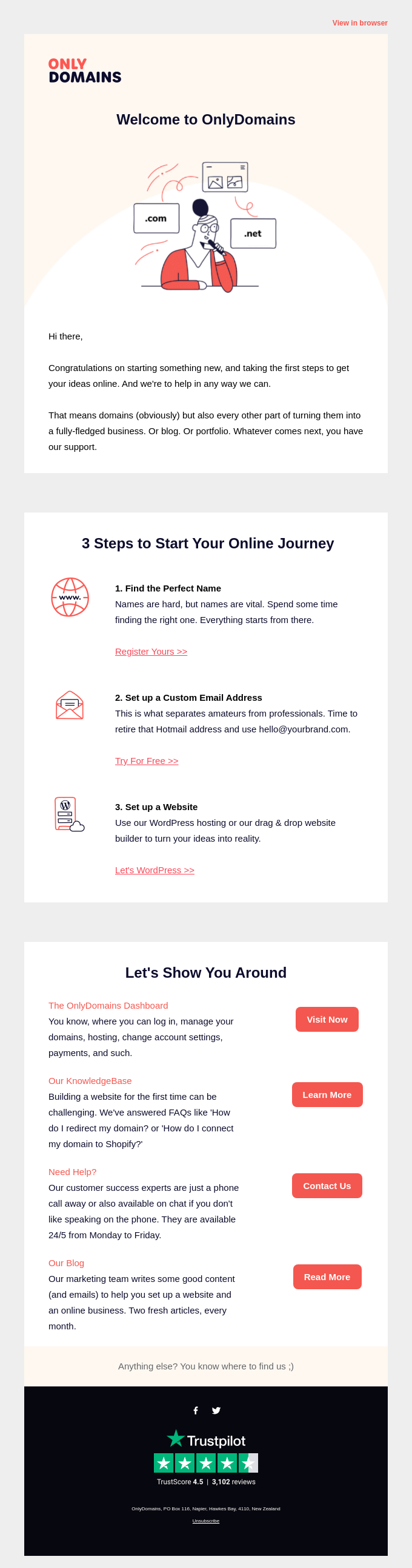 Welcome to OnlyDomains 👋