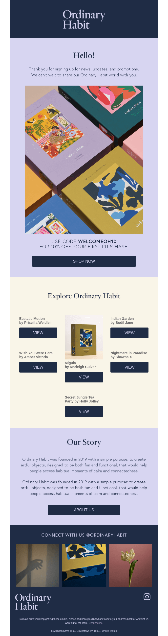 Welcome to Ordinary Habit