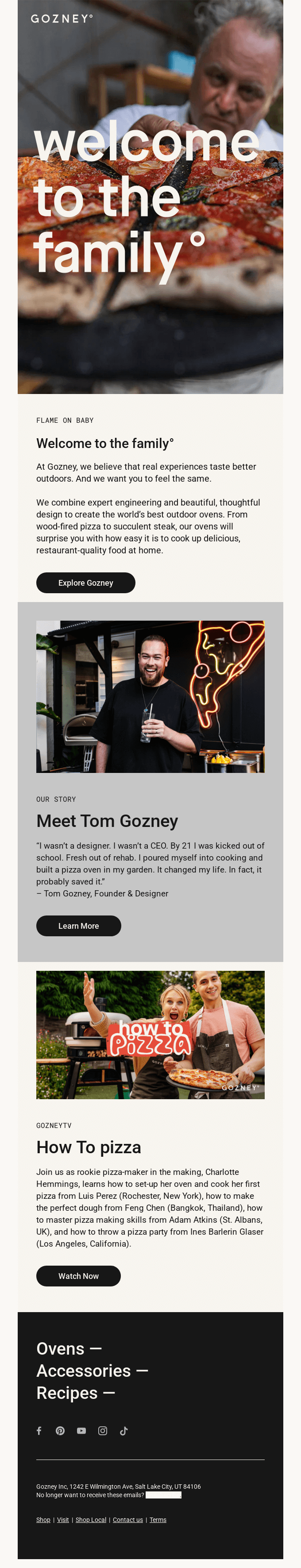 Welcome to the family°