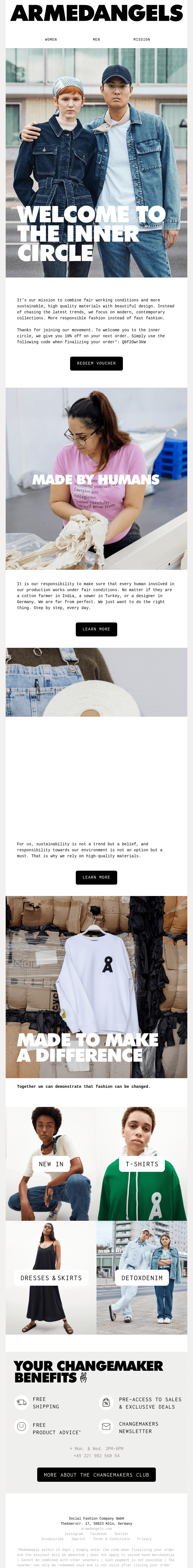 Welcome to the inner circle!
