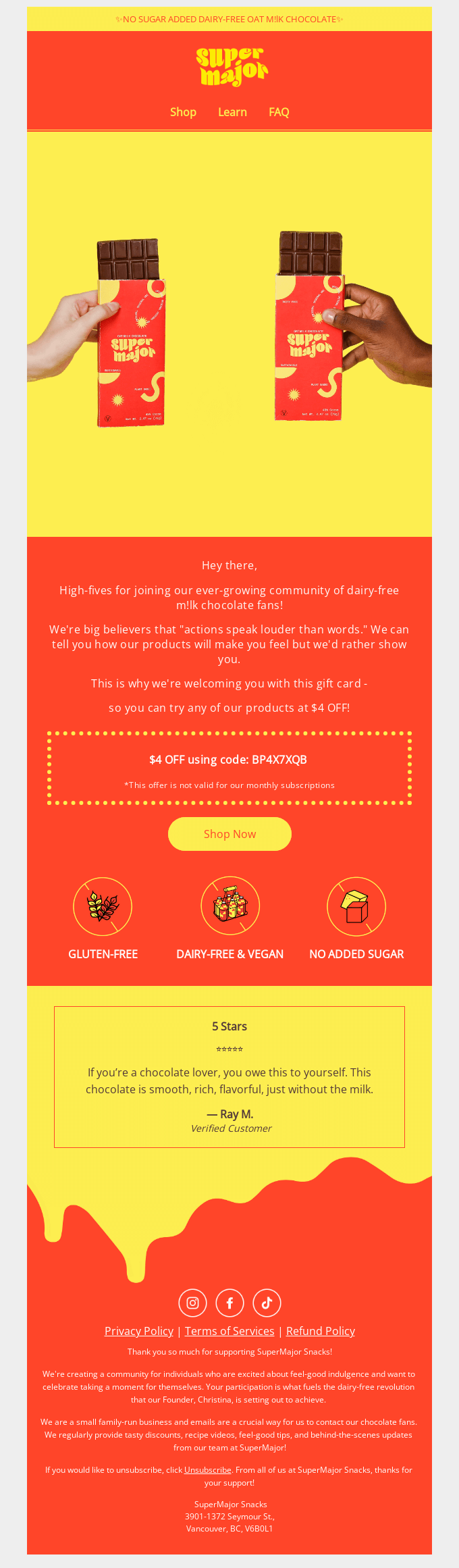 Welcome to the SuperMajor Snacks family!