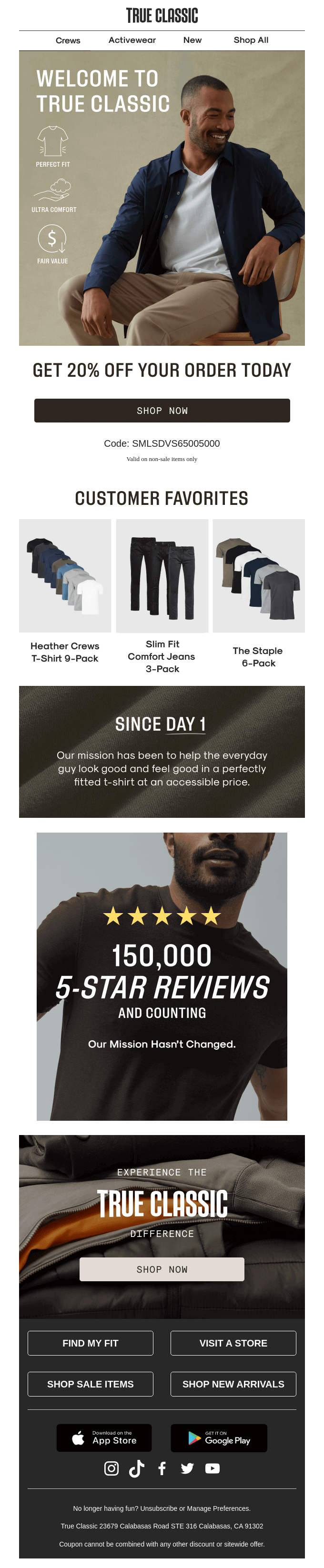 Welcome to True Classic