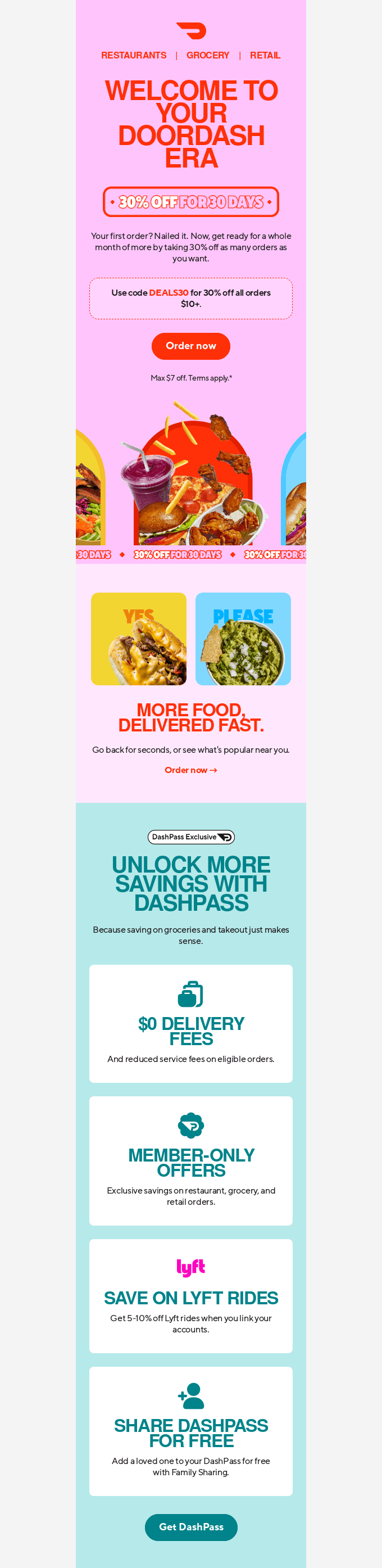 Welcome to your DoorDash era