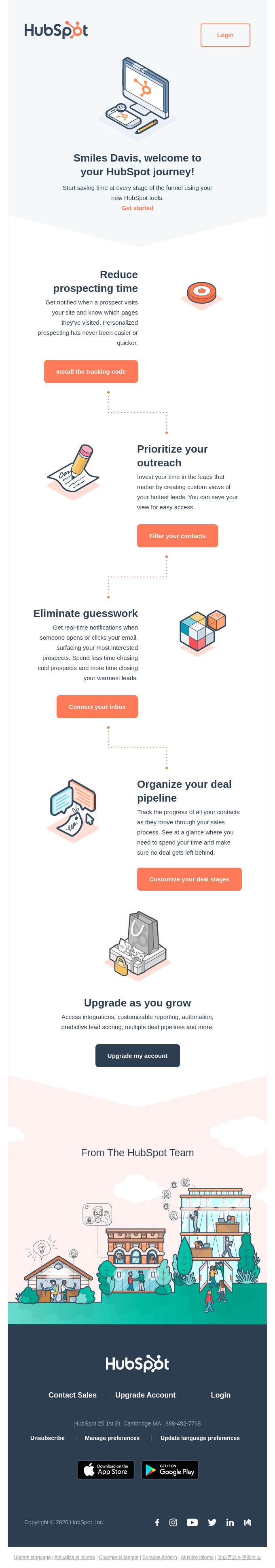 Welcome to your HubSpot journey