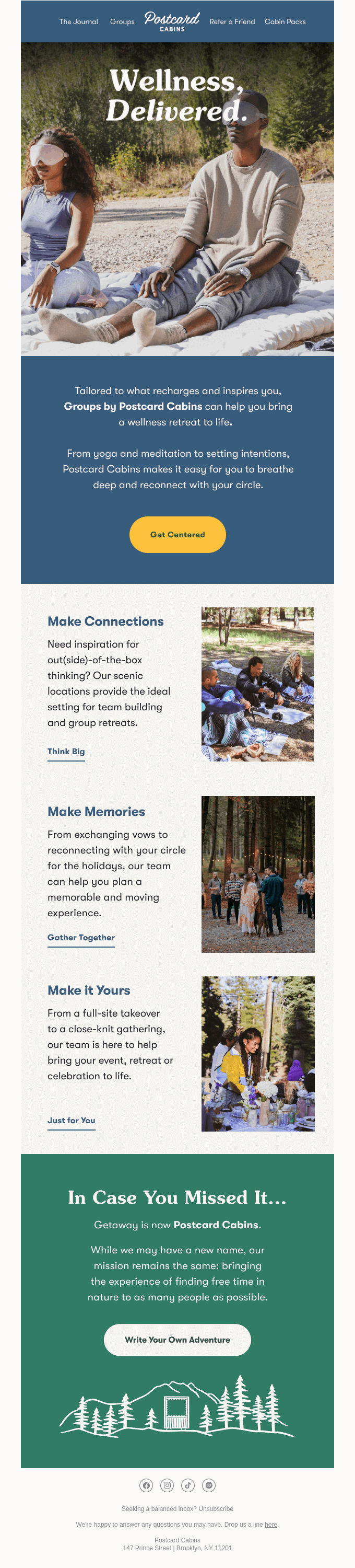 Wellness, Delivered 💌