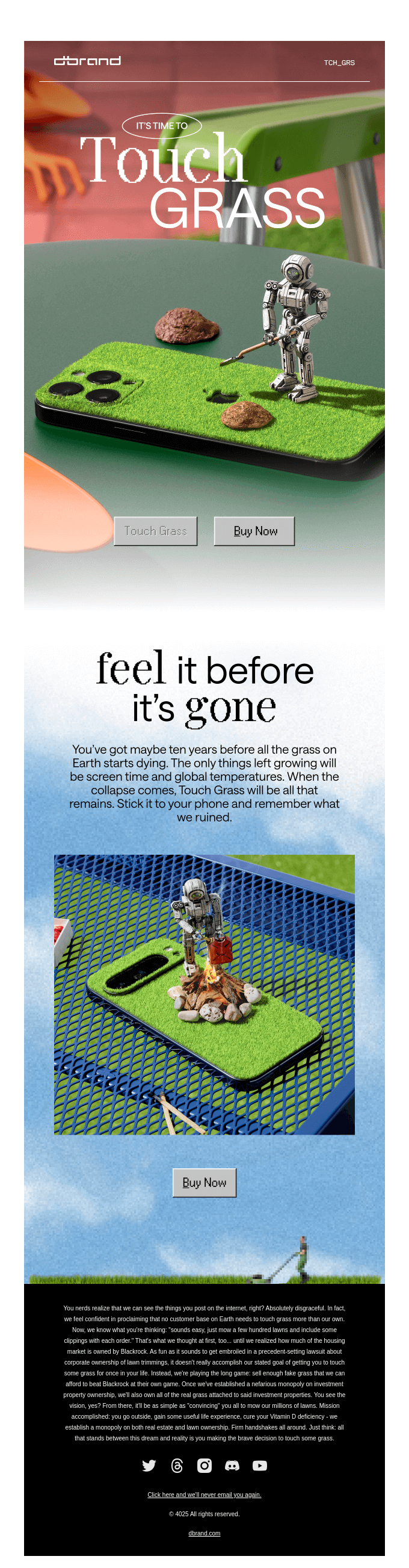 we #39 re all doomed from dbrand Desktop Email View Really Good Emails