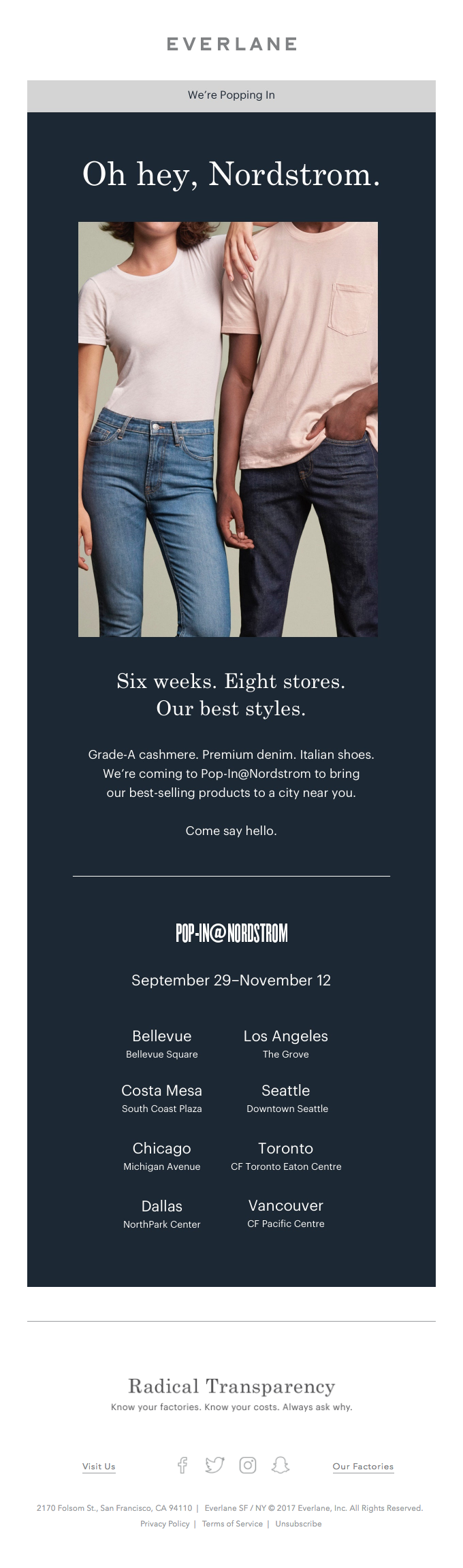 We’re Coming To Nordstrom